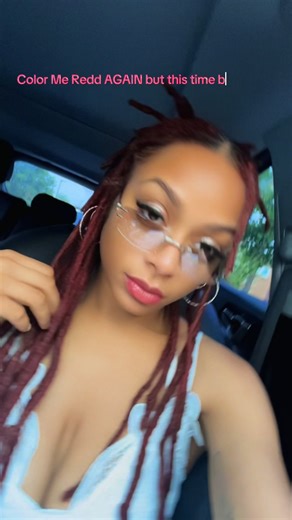 ReColoring my hair to go brighter. I’m so in love with L’Oréal’s HiColor Hilights.. surprisingly I only used one box, added adore num. 38 and 30developer. Left it on a little longer than I usually would (about 30-35 mins) #lorealhaircare #adorehaircolor #locs #REDLOCS #Longhair #wegotasalonathome #REDD #haircolorlifting