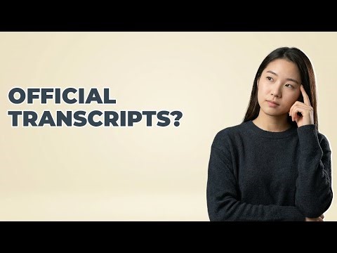 Do I Need Official Transcripts For Credit Evaluation?