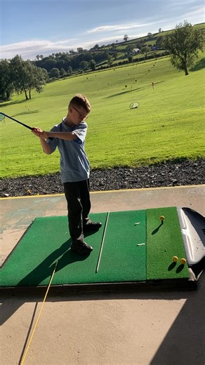 Enjoying a Junior Golf Lesson at Banbridge Driving Range with McMaster Golf. Very well played Jax nice drive ⛳️️‍♂️ | McMaster Golf | Facebook