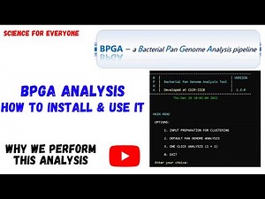 BPGA Analysis | Basic concepts explained | HOW & Why we use it | Bioinformatics