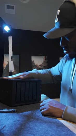 D’Anthony on Instagram: "Tech ASMR. Unboxing and loading my Synology DS1525+. She lives in a cool, ventilated networking closet, tucked away, hardwired, and out of sight. Maybe she’ll experience 10gib speed one day. Synology DS1525+ 5-bay configuration 5 × 8TB NAS-grade HDDs Synology Hybrid RAID Btrfs file system media, Storage #ASMR #creatorsetup #synology #satisfying #dadlife"