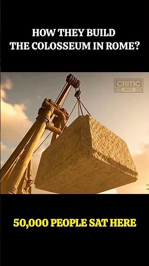 How They Build The Roman Colosseum For 50,000 People?