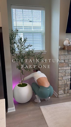 Installing ceiling curtain tracks in my living room part one! Don’t forget to follow for part two, curtains & lights! 🤩✨ Everything is on my Amazon under “Ceiling Track & Curtains” link in bio #homedecor #diy #diyhome #diycurtains #curtains #hotelcurtains #organizedmom #momlife #organized #asmr #asmrsounds #motivation #satisfying #roomrefresh #livingroomdecor #livingroominspiration #livingroomrefresh #aesthetic