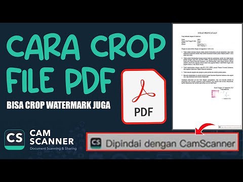 How to crop PDF online for free and remove CamScanner watermark