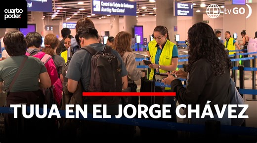 El cobro del TUUA a pasajeros en conexión en el Jorge Chávez ya provocó la cancelación de 8 rutas internacionales Encuentra las notas y entrevistas del programa AQUÍ ► https://bit.ly/4hjEscS Mira el reportaje completo AQUÍ ► https://www.americatv.com.pe/noticias/actualidad/cobro-tuua-jorge-chavez-causa-cancelacion-rutas-lima-n514122#google_vignette Mira el programa de ayer completo AQUÍ ► https://bit.ly/cpfbtvgo | Cuarto Poder