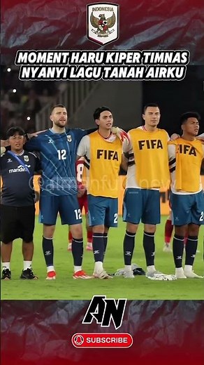 Kiper Timnas Indonesia Nyanyi Lagu Tanah Airku #timnasindonesia