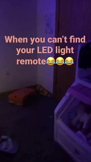 When you can’t find your LED light remote😂😂😂🤣🤣
