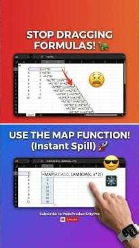 Excel's Most Underrated Function! (MAP Explained) 🤯#excel