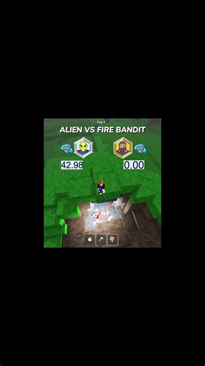 Alien👽 Vs Fire Bandit🔥 #99nightintheforest #roblox #robloxgames