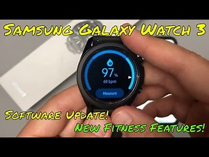 Samsung Galaxy Watch 3 | Software Update | New Fitness Features!