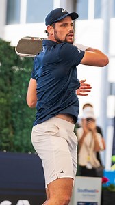 AND THE CROWD GOES WILD 👏😱 #3 @annabright.pb & @dekelbar_pb in a 3-game-thriller hand #1 Waters & Johns their first MXD loss since last March 😱 12-10, 7-11, 11-9 They’ll play the #2 Johnson siblings tomorrow on Championship Sunday 🏆 | PPA Tour