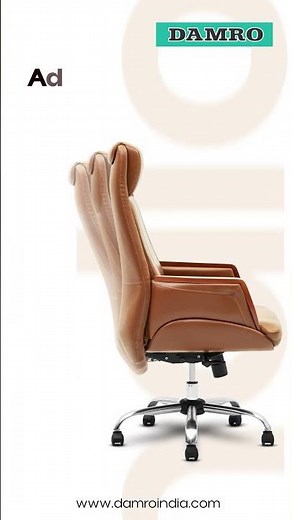 Achieve peak performance in style with Damro's Grandiose High Back Chair.