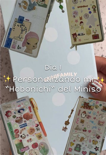 Hobonichizando mi agenda de Miniso