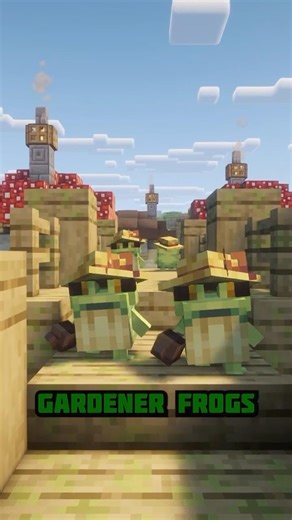 Cute Frog Villagers -- Ribbits Mod #minecraft