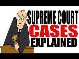 Supreme Court Cases For Dummies: US History Review