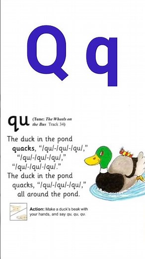 The Letter Q-Jolly Phonics song​ /q/ sound -​'q' words | Letter Sounds #phonics #jollyphonics