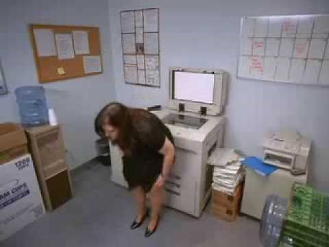 Fat Girl on Copier