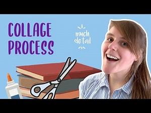 How To Make A Surreal Collage | Used book and magazine analog collage tips and techniques