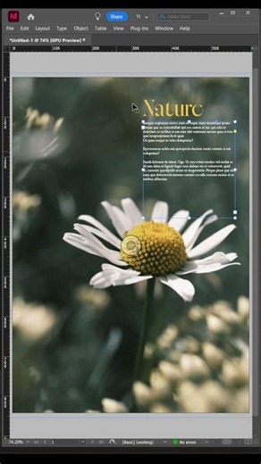 InDesign Text Frame Hack That Saves Hours #design #shorts