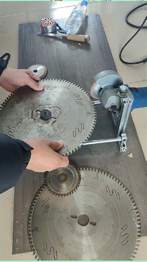 part584#New saw blade😲toothed bracket⚙️#CarpenterInstaller #WholeHouseCustomizationHigh sexUsefultol