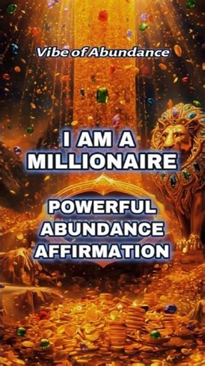 Powerful Money Affirmation for Abundance | I’m a Millionaire & Wealth Flows to Me #moneymindset