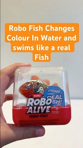 Robo Fish changes Colour in water and swims like a real Fish