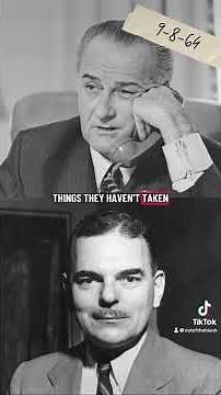 LBJ: Comment On Riots & Dewey’s Past Experiences (LBJ & Thomas Dewey) 9-8-64