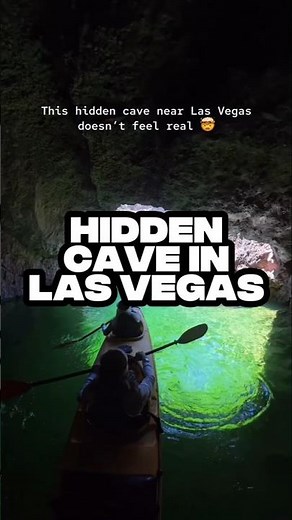 Emerald Cave: The Hidden Green Gem Near Las Vegas 💚 Kayak to This Glowing Cave #EmeraldCave