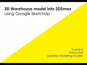 Importing 3D warehouse model into 3Dsmax