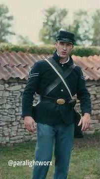 Yankee Soldier Uniform in Gettysburg - 1863 #history #civilwar #shorts