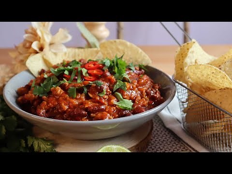 Cómo hacer la receta de CHILI CON CARNE Y FRIJOLES casero ❤️