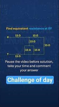 Here is Step by Step Solution to Equivalent Resistance Circuit 96 #equivalentresistance #circuits