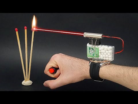 J'ai fabriqué un LASER DE FEU à la maison 😲🔥