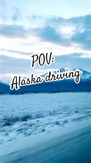 Alaska driving is the therapy I never knew I needed! #alaskalife