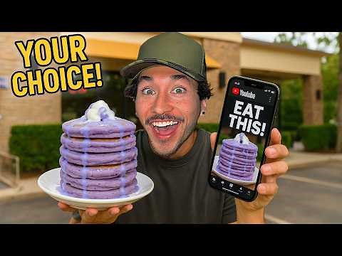 I Let My Subscribers Decide Where I Eat For 24 Hours (North Carolina)