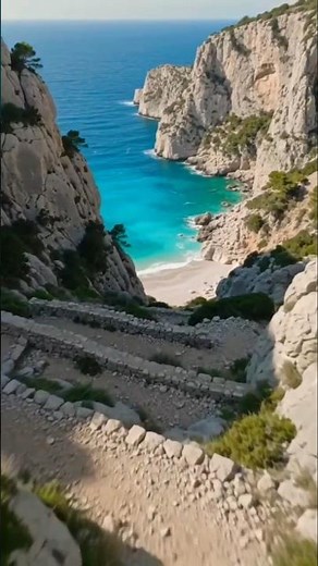 Hidden Paradise in Sardinia 🇮🇹 Cala Goloritzé#travel #viral #italy #paradise