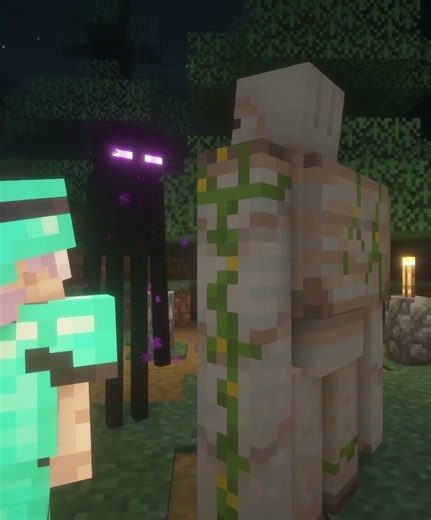 iron golem VS ender man