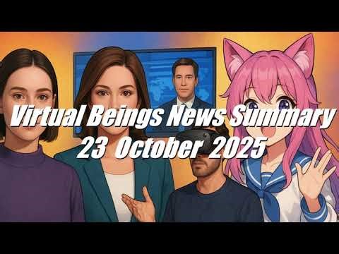 [TTS] Virtual Beings News Summary 23 October 2025