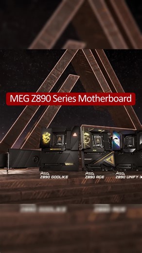 Go beyond limits with MSI MEG Z890 GODLIKE, ACE, and UNIFY-X – the ultimate motherboards for extreme power and innovation. Learn more: Link in BIO #MSIZ890