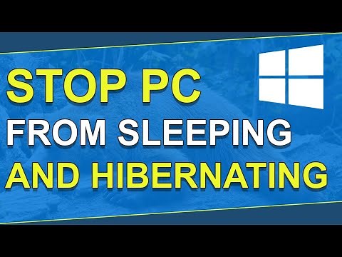 😴 How To Stop Computer From Sleeping, Hibernating And Turning Off - Windows 10 (WORKING)