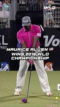 Maurice Allen wins 2018 World Long Drive Championship!