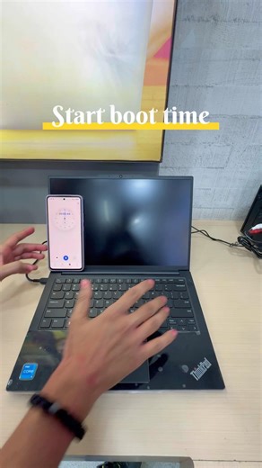 ThinkPad Power On Test 😳 Only 16 Seconds! #shorts