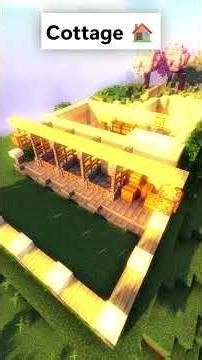 Minecraft Cute Birch Cottage 🏠#minecraft #cbum