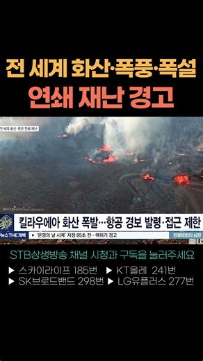 From volcanoes to heavy snow… The never-ending chain of disasters #shorts