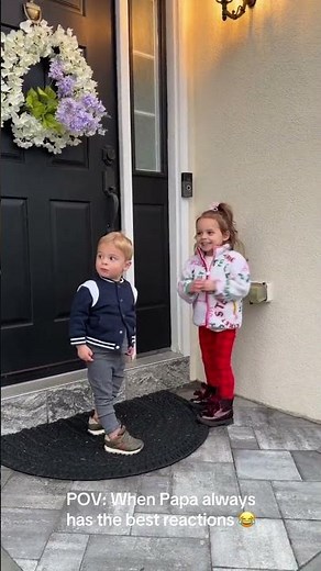 When Papa always has the best reactions 🫶 momlife heart full ❣️ #momlifeheartfull