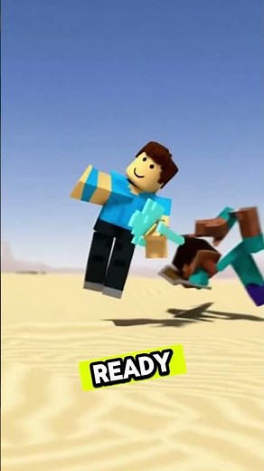 Epic battle Roblox VS Minecraft in the desert – Who Wins This Insane Fight?! #roblox #minecraft