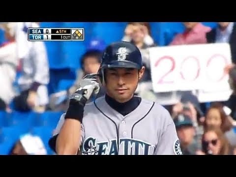 イチロー快挙！10年連続200本安打！