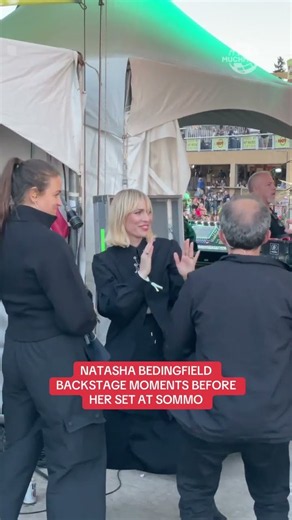 Catching Natasha Bedingfield backstage moments before her set at Sommo Fest!