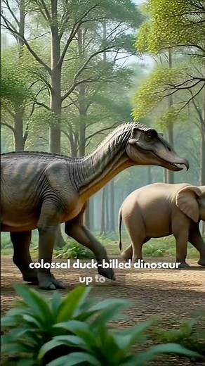 The Biggest Herbivores in History #dainasor #animalshorts