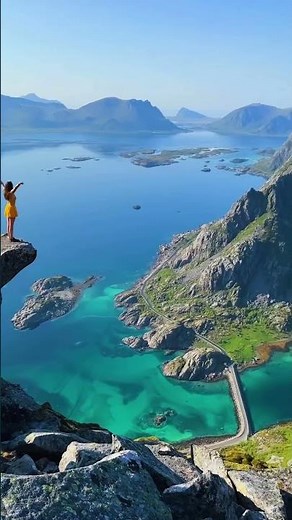 【世界の絶景集】ノルウェーの神秘📍ロフォーテン諸島 #海外旅行 #ノルウェー